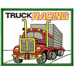 Truck Embroidery Design 12 Truck Embroidery Design 12
